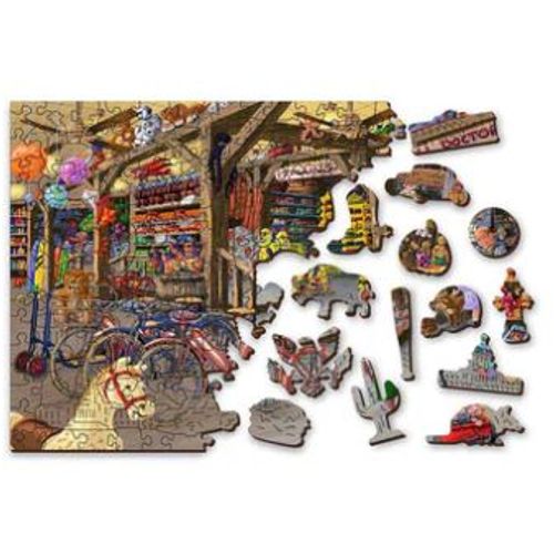 Wooden City Drvene puzzle - prodavnica igračaka M slika 1