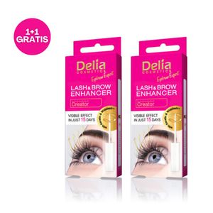 DELIA pojačivač trepavica i obrva 7ml, 1+1 GRATIS