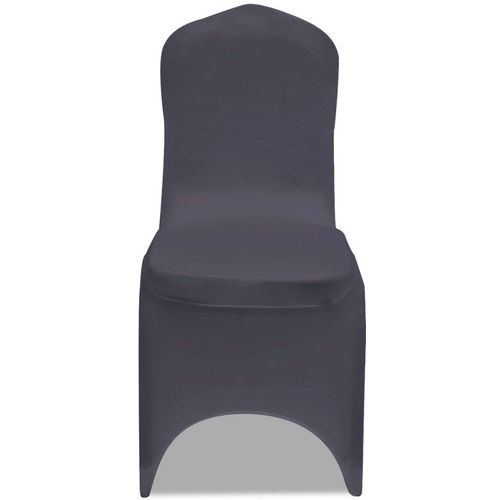 Rastezljive navlake za stolice 4 kom Antracit boja slika 27