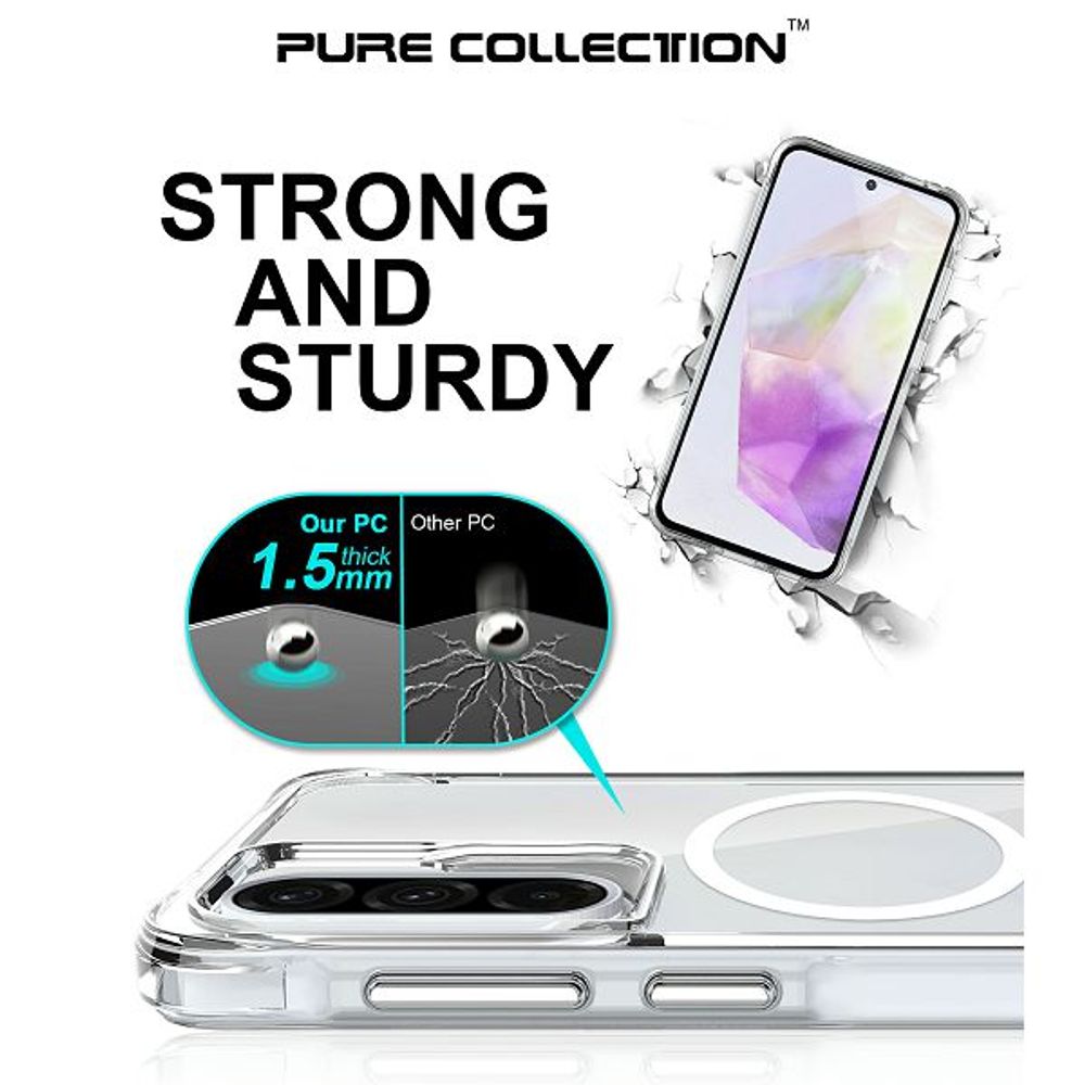 MM TPU SAM GALAXY A57 DROP-PROOF PURE Clear slika 3