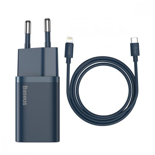 BASEUS SUPER SI BRZI PUNJAČ 1C 20W S USB-C KABELOM ZA LIGHTNING 1M slika 1