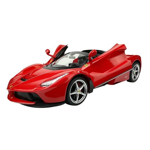 Licencirani auto na daljinsko upravljanje Ferrari Aperta Rastar 1:14 sa automatskim vratima - crveni slika 3