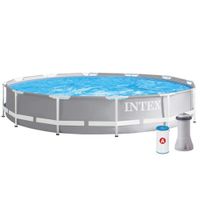 Intex bazen Prism Frame Premium - metalni okvir sa Filter Pumpom 366 cm x 76 cm  26712NP