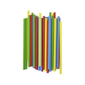 Slamke papirne 80/1 8x20 cm sorto boje