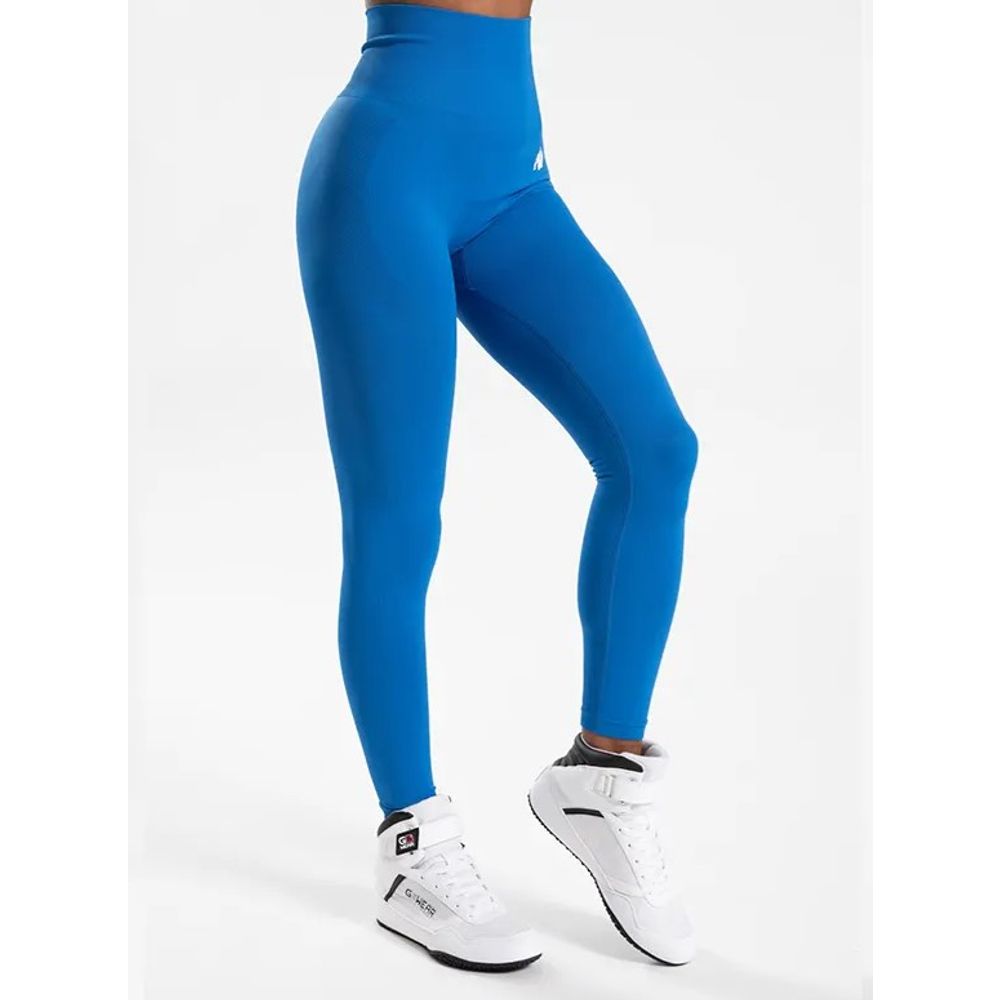 Gorilla Wear OLIVIA Bešavne helanke, Plave slika 2