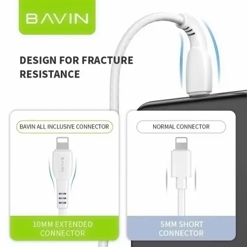 BAVIN kabl Usb A/Lightning 1,0m slika 2