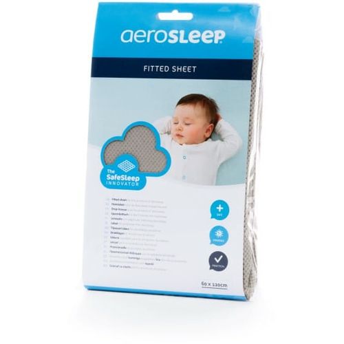 AeroSleep plahta s gumicom 60x120cm, tamno siva slika 10