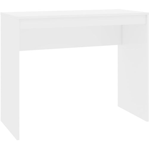 Radni stol visoki sjaj bijeli 90 x 40 x 72 cm od iverice slika 9