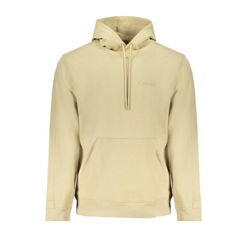 CALVIN KLEIN MEN'S BEIGE ZIPLESS SWEATSHIRT slika 1