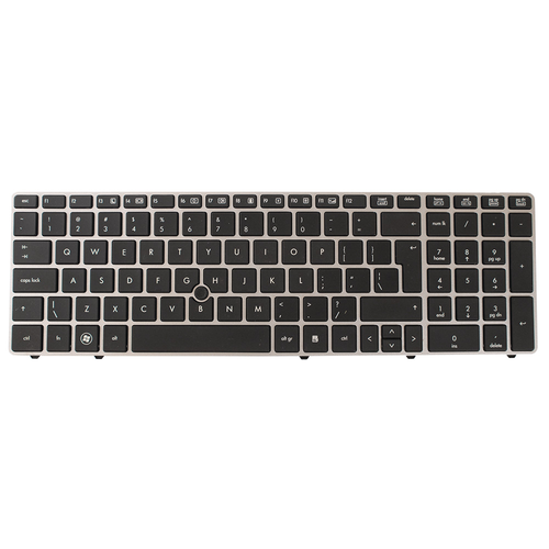 Tastatura za laptop HP 8560p Veliki Enter sivi frame sa misem slika 1