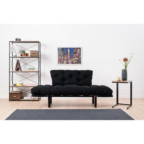 Atelier Del Sofa Dvosjed na razvlačenje NITTA crna, Nitta - Black slika 12