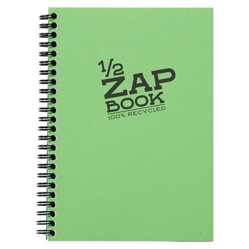 Clairefontaine Demi Zap book A5 80gr 80L, mix boja, spiralni uvez, 100% reciklirani papir slika 4