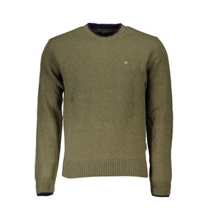 NAPAPIJRI GREEN MEN'S SWEATER