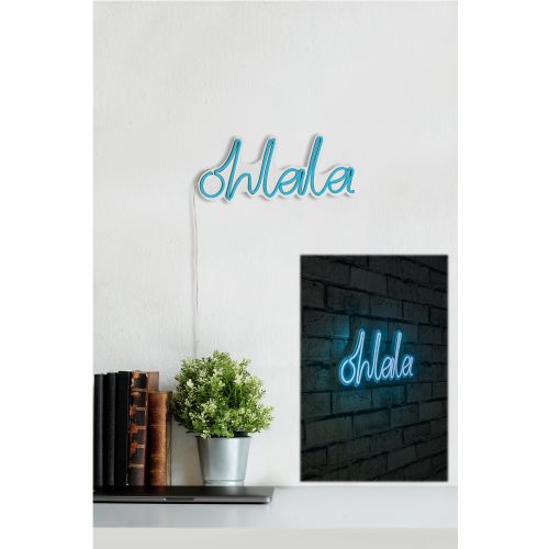 Wallity Ukrasna plastična LED rasvjeta, Oh La La - Blue slika 4