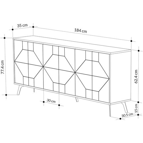 Dune - Anthracite Anthracite Console slika 6