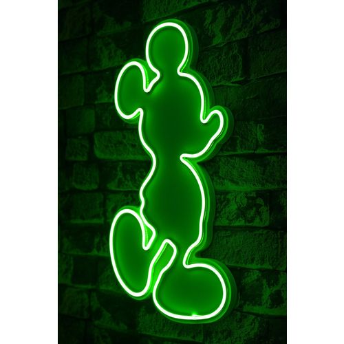Wallity Ukrasna plastična LED rasvjeta, Mickey Mouse - Green slika 8