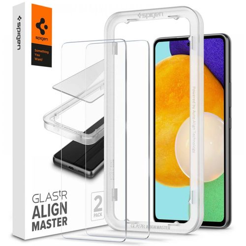 SPIGEN ALM GLAS.TR KALJENO STAKLO 2-KOM PAKET ZA SAMSUNG GALAXY A53 5G CLEAR slika 1