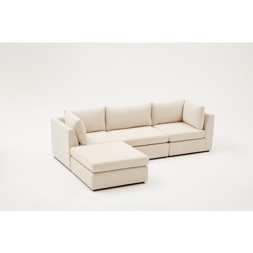 Atelier Del Sofa Mottona Ugao Sofa v2 - Krem Ugao Sofa slika 3