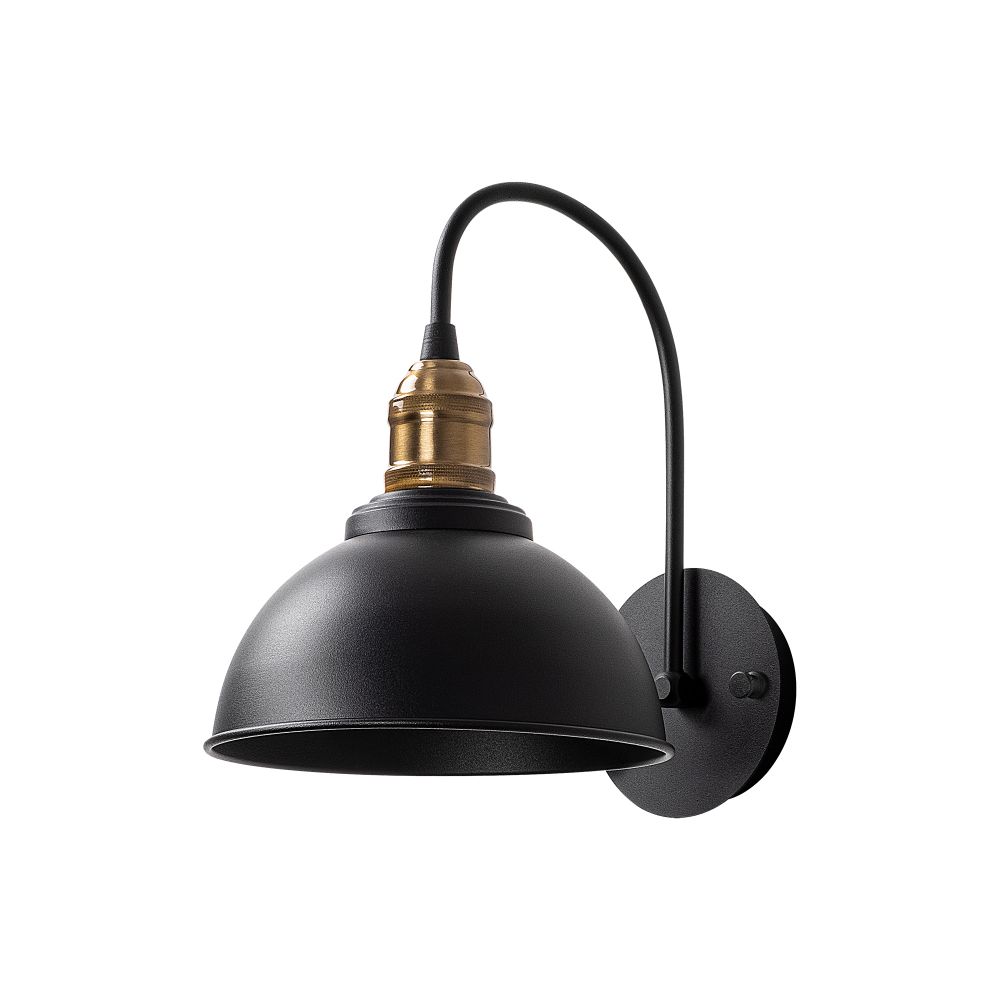 Varzan - 10840 Crna Antikna Zidna Lampa slika 4