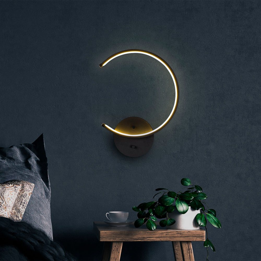 Moon - 13328 Crna Zidna Lampa slika 4