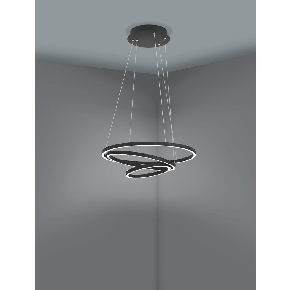 Eglo visilica/1, LED, 43,2W, dimabilna bijela, crna "Lobinero-Z" slika 4