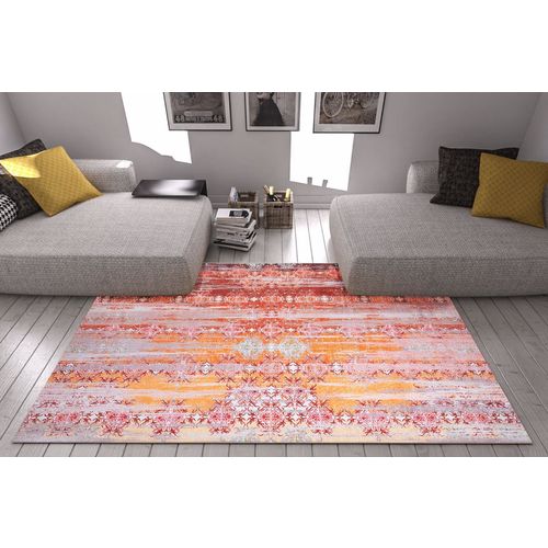 Fusion Chenille - Red AL 172  Multicolor Hall Carpet (75 x 150) slika 1