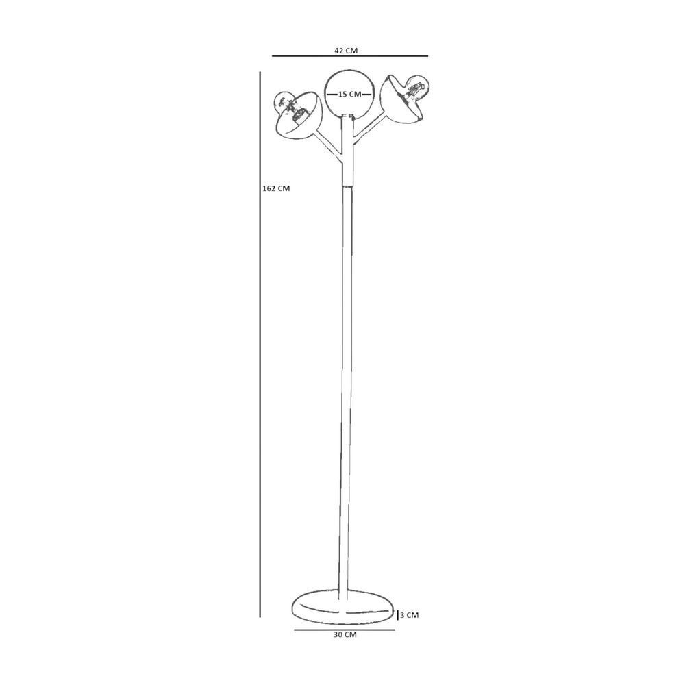 Opviq Podna lampa 425, narančasta slika 4