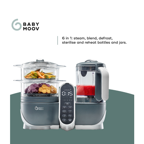 Babymoov Nutribaby+ kuhalo/mixer - Industrial Grey slika 3