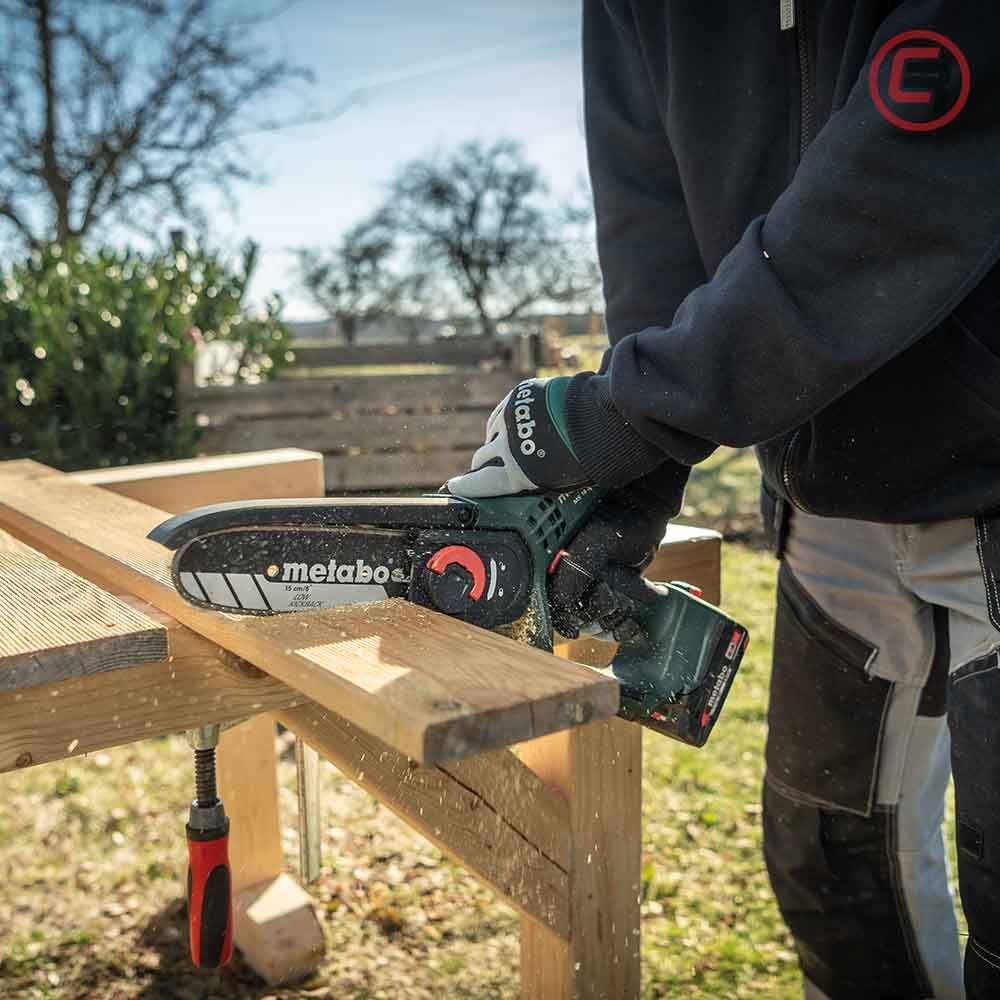 Metabo Pila Lančana Za Rezidbu Aku MS 18 LTX 15 / 18V 1xAKU (2,0 Ah) SC 30 + Torba – 600856500 slika 8