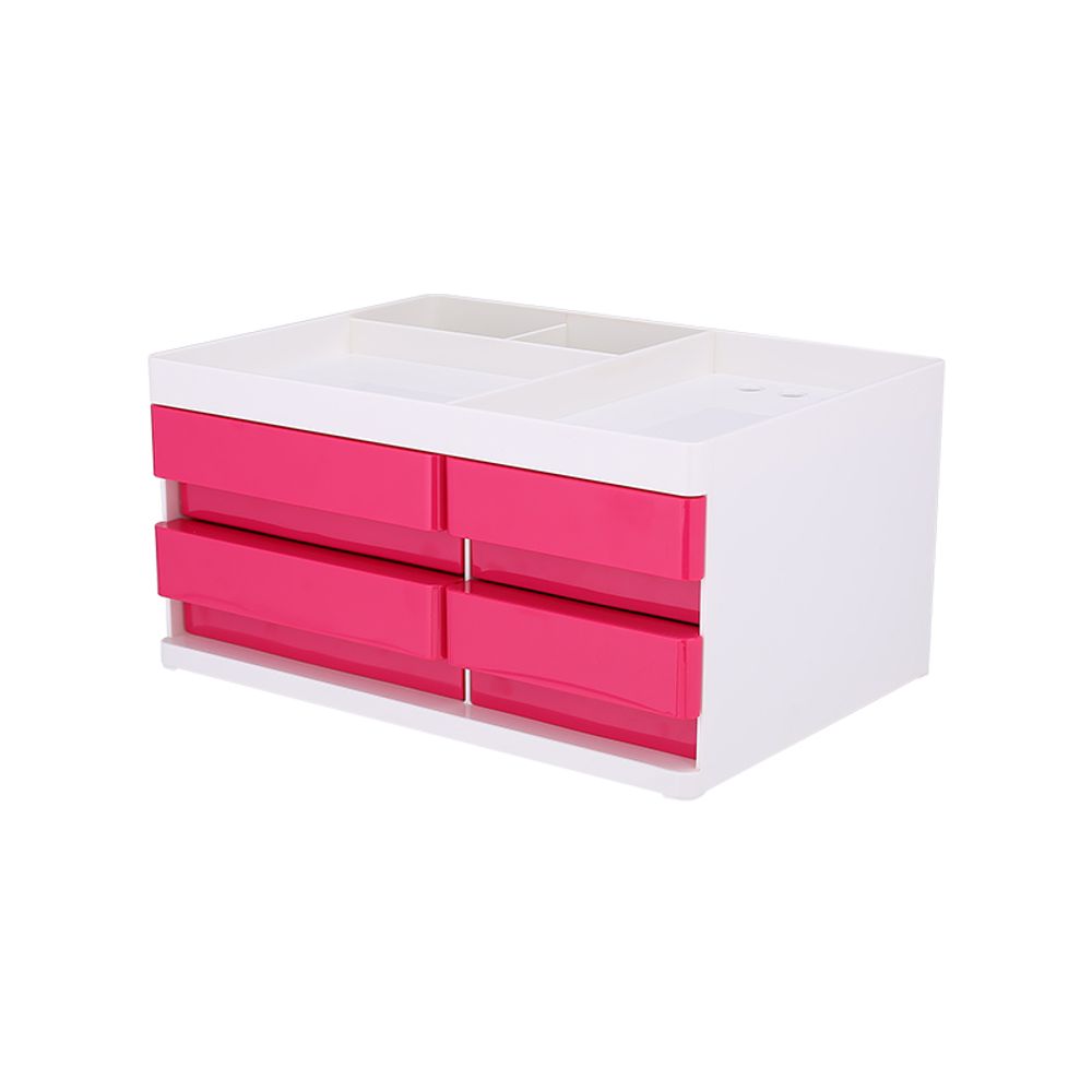 Deli Stoni organizer ABS, 4 fioke, 3 odjeljka – Pink EZ25040 slika 1