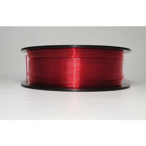 Filament za 3D printer PET-G 1.75 mm, 1 kg, Prozirna Crvena slika 2