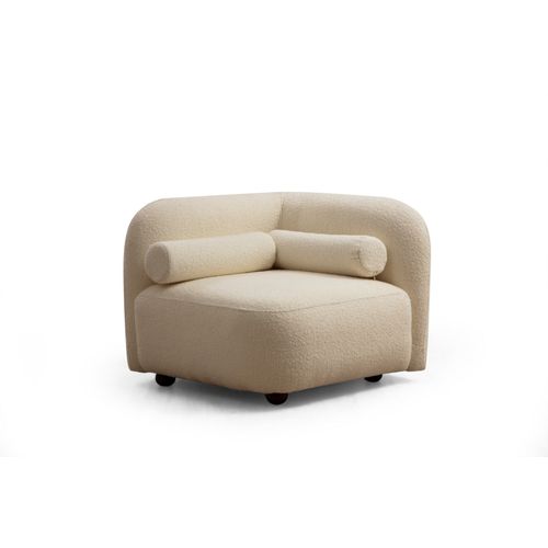 Atelier Del Sofa Fotelja, Krem, Victoria Cream Bouclette slika 2