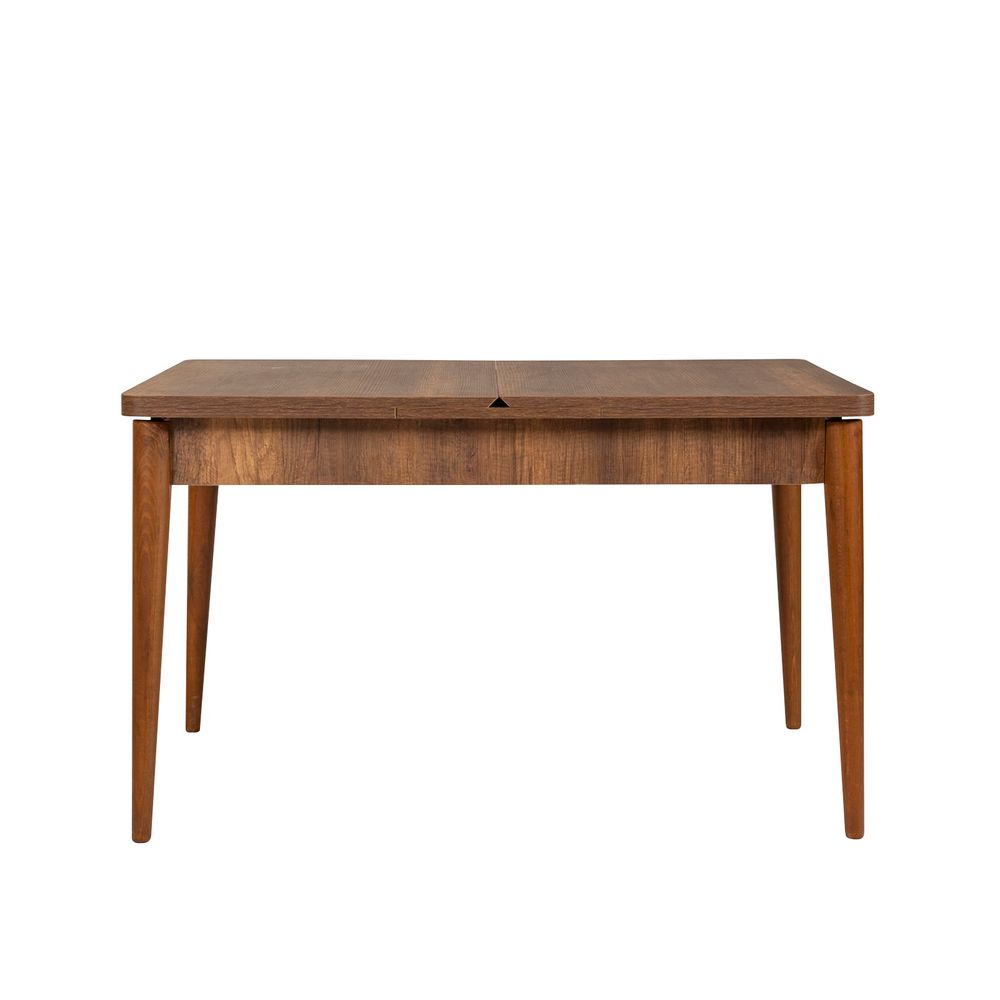 Vina 0701 - 4 - Set Ekstenzibilnog Trpezarijskog Stola i Stolica (5 Komada) - Orah, Sivi Orah slika 4