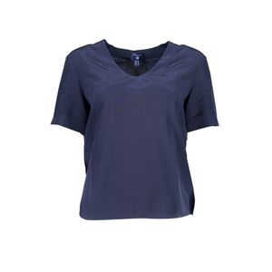 GANT WOMEN'S SHORT SLEEVE T-SHIRT BLUE