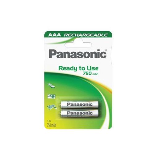 Panasonic baterije HHR-4MVE/2BC - 2×AAA punjive 750mAh slika 1