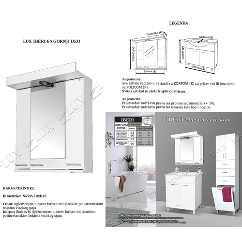 Ceramica Lux Iberi 65 gornji deo slika 2