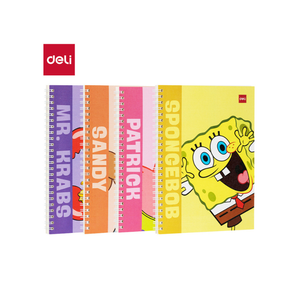 Sveska A5 Sunđer Bob Spiralna 60L, 70g papir