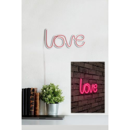 Love - Pink Pink Decorative Plastic Led Lighting slika 3