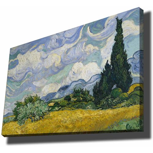 70100VANGOGH001 Multicolor Decorative Canvas Painting slika 2