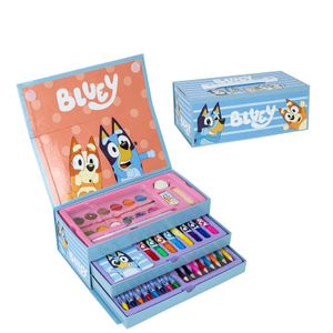 Bluey colouring stationery case