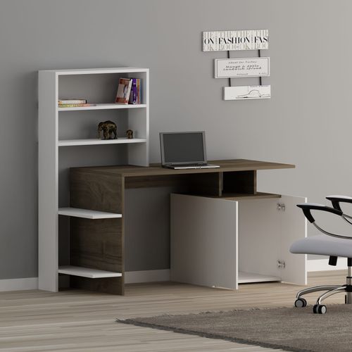 Melis WalnutWhite Study Desk slika 2