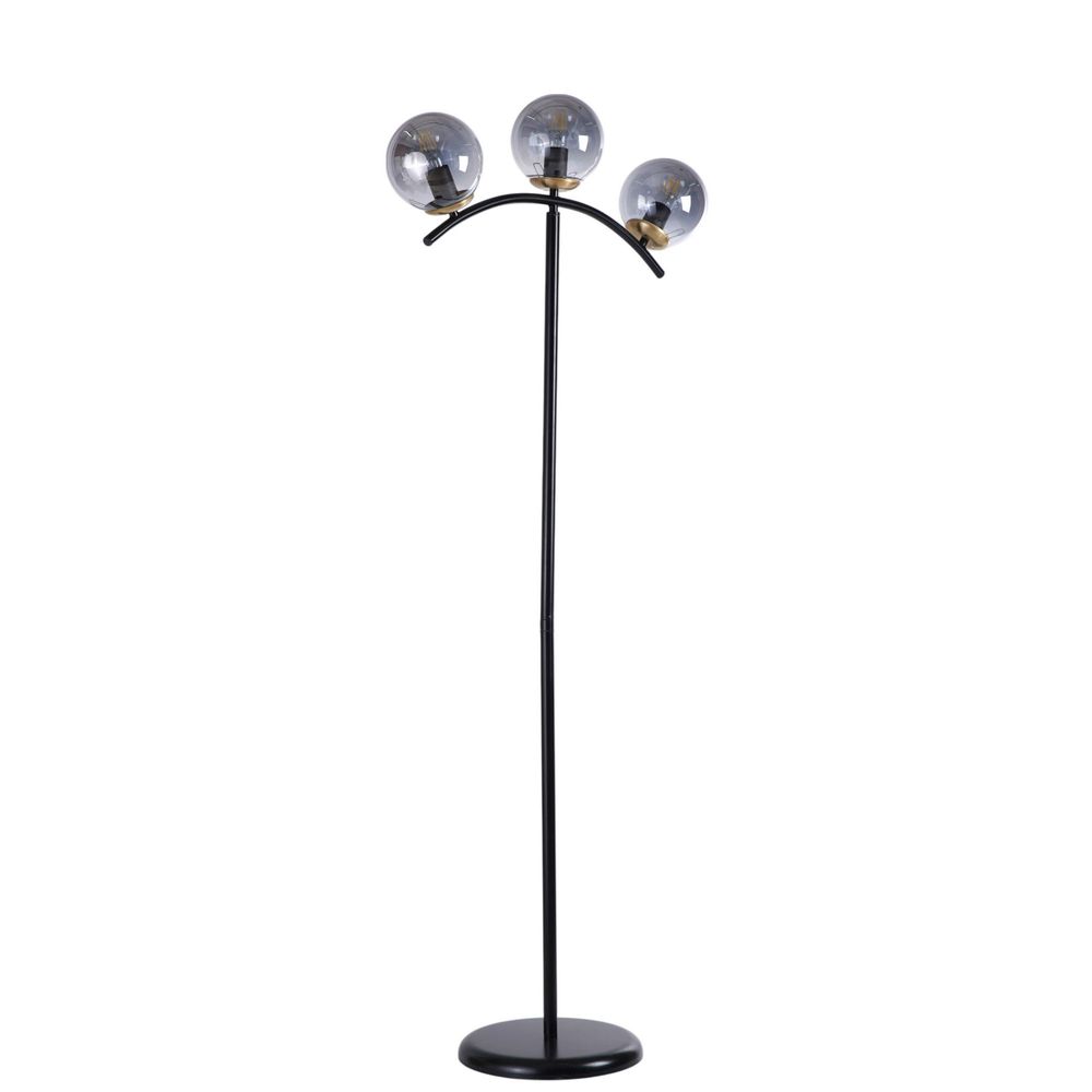 Opviq Podna lampa 893, siva, crna slika 2