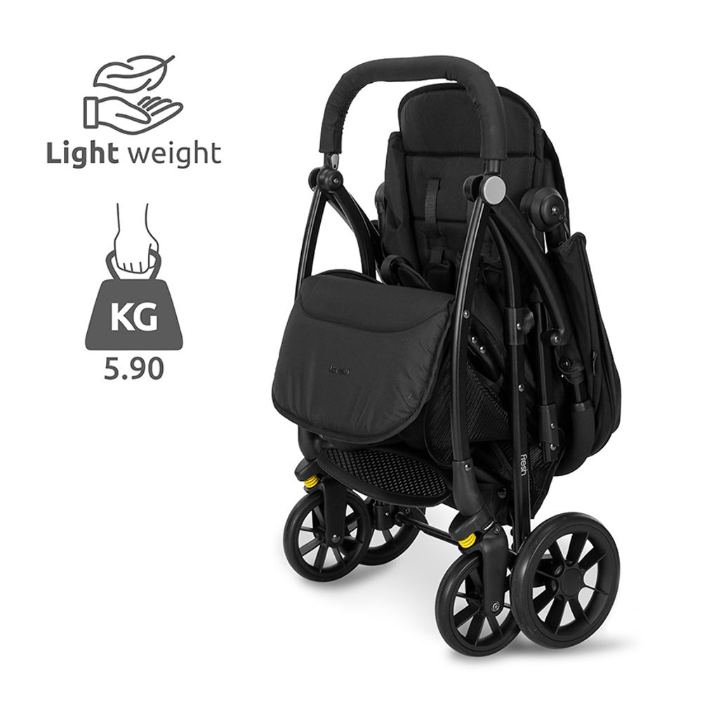 Lorelli Kolica za bebe Fresh, Black Pearl slika 6