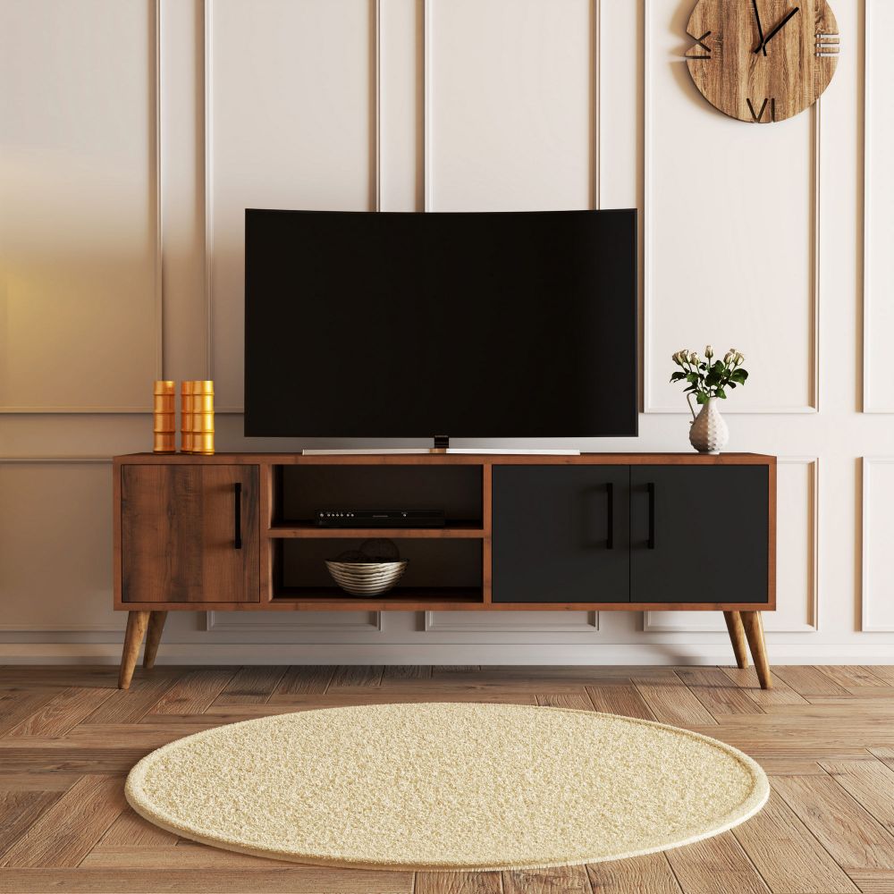TV stalak Exxen - 1580, nijansa orah / antracit slika 1
