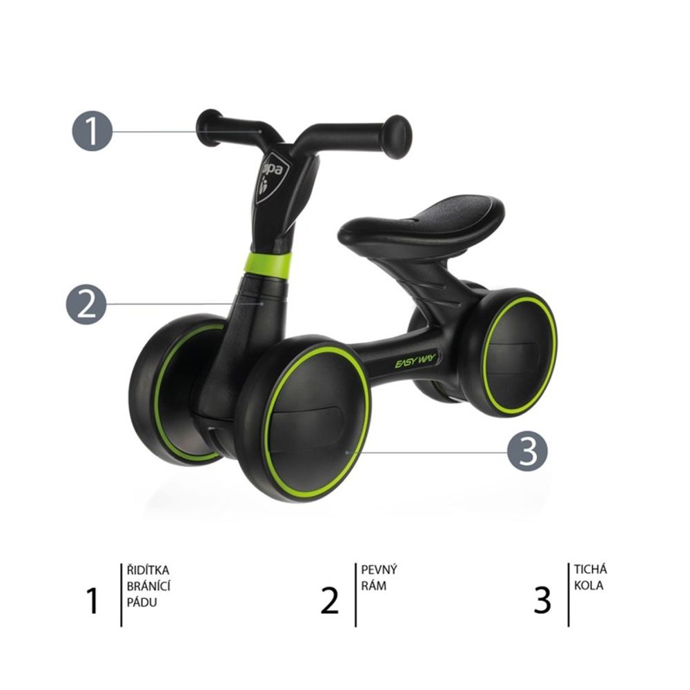 Zopa Balans bicikl Easy-Way, Race Grey slika 4