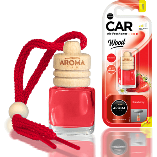 Aroma Car Miris za auto WOOD 6ml STRAWBERRY slika 1