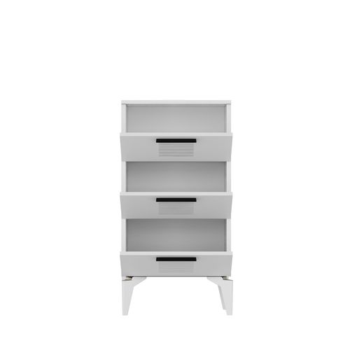 Asimo H - White White Multi Purpose Cabinet slika 8