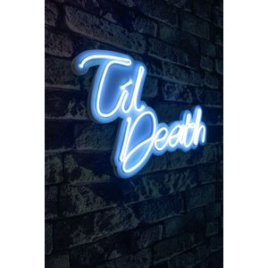 Wallity Ukrasna plastična LED rasvjeta, Til Death - Blue