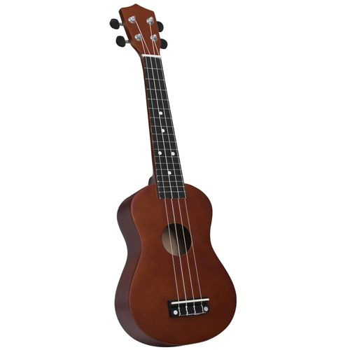 Set dječjeg ukulelea Soprano s torbom boja tamnog drva 23 " slika 30