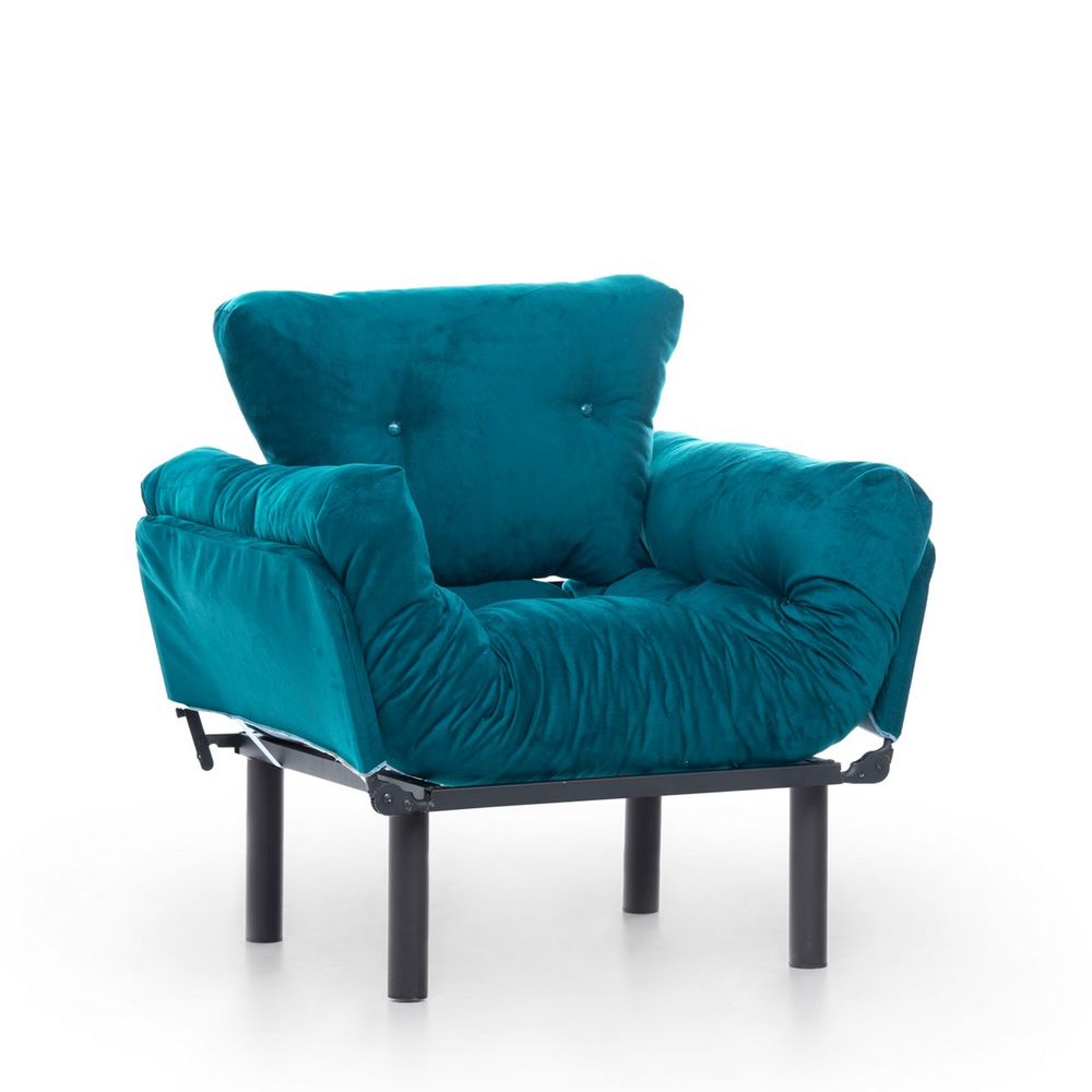 Nitta Single - Petrol Green Wing Chair slika 4